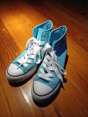 Converse Chuck Taylor All Star Lift Platform Hi Ocean Drip Sneakers Women’s Sz 7