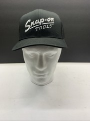 NEW Snap On Tools Hat Baseball Cap Black White Embroidered Vintage Style Logo