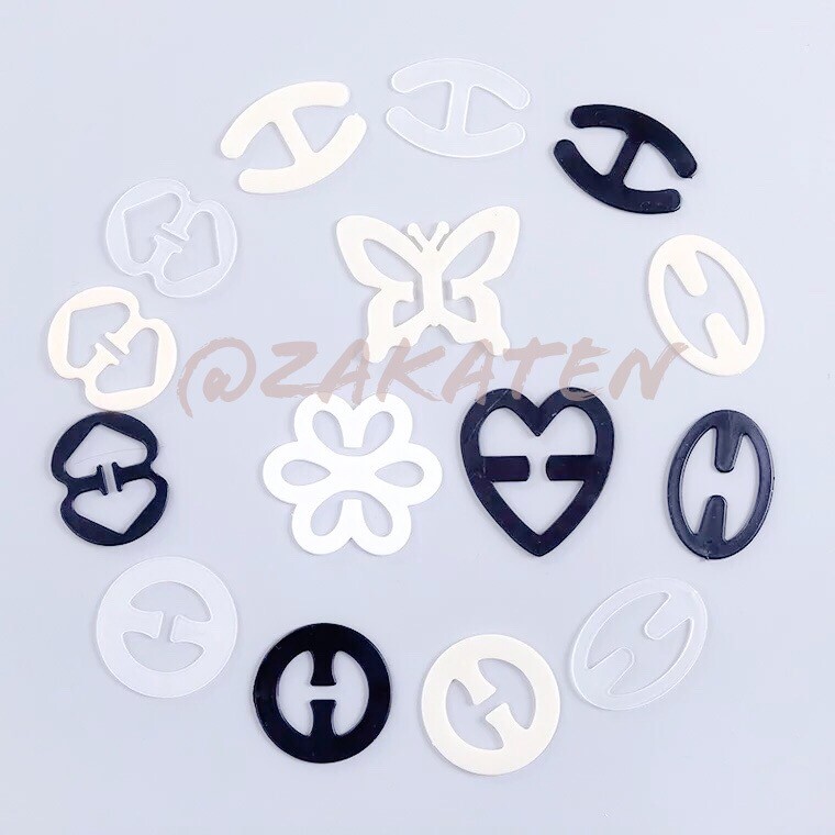 3PCs Bra Buckle Adjustable Back Strap Holder Cleavage Control Buckle US Seller