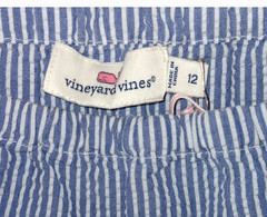 Vineyard Vines Seersucker Off The Shoulder Top 12 Preppy