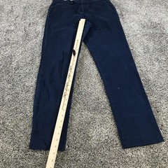J.Crew Bowery Chino Pants Mens 29×32 Blue Slim Stretch Twill Tapered Casual