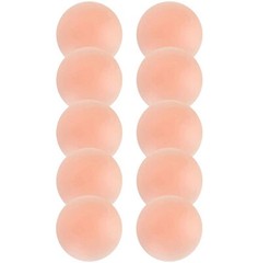 5 Pairs Nippleless Cover Pasties Women Reusable Adhesive Silicone Nipple Round